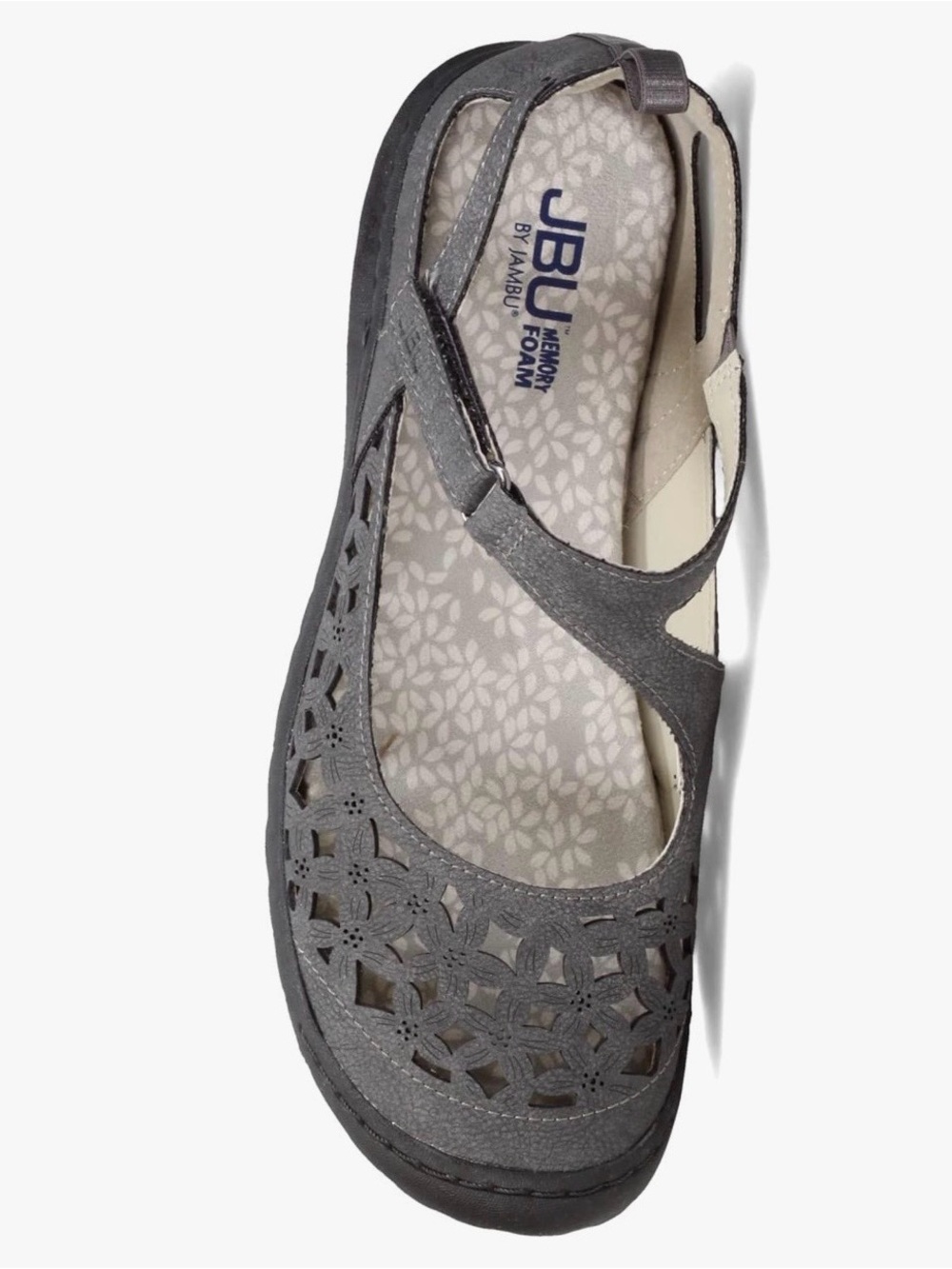 JBU Womens Bellerose Mary Jane Charcoal Shoes Size 9